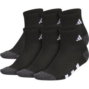Kids Athletic Socks Boys Girls Quarter Ankle Cushioned Breathable 6 Pack
